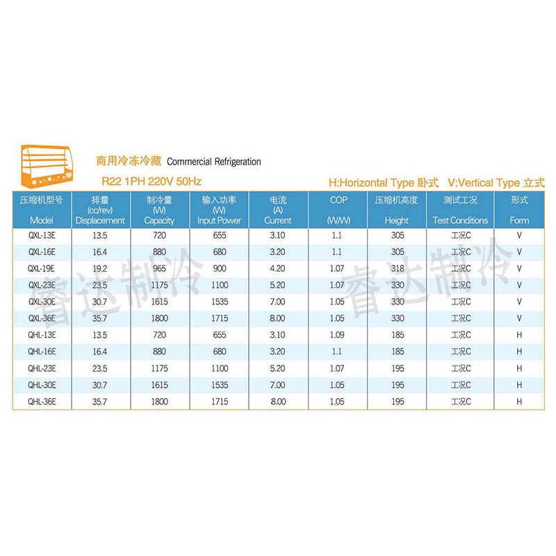 -36eqhl-qhl压缩机qhd qhd阳-30k博qhd-23k23e 16卧式qhl30e--