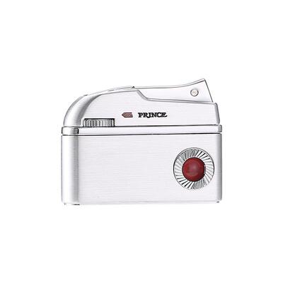 正品正轮品王子打火日本pince气r体砂复古企鹅抬臂明火个性创意机