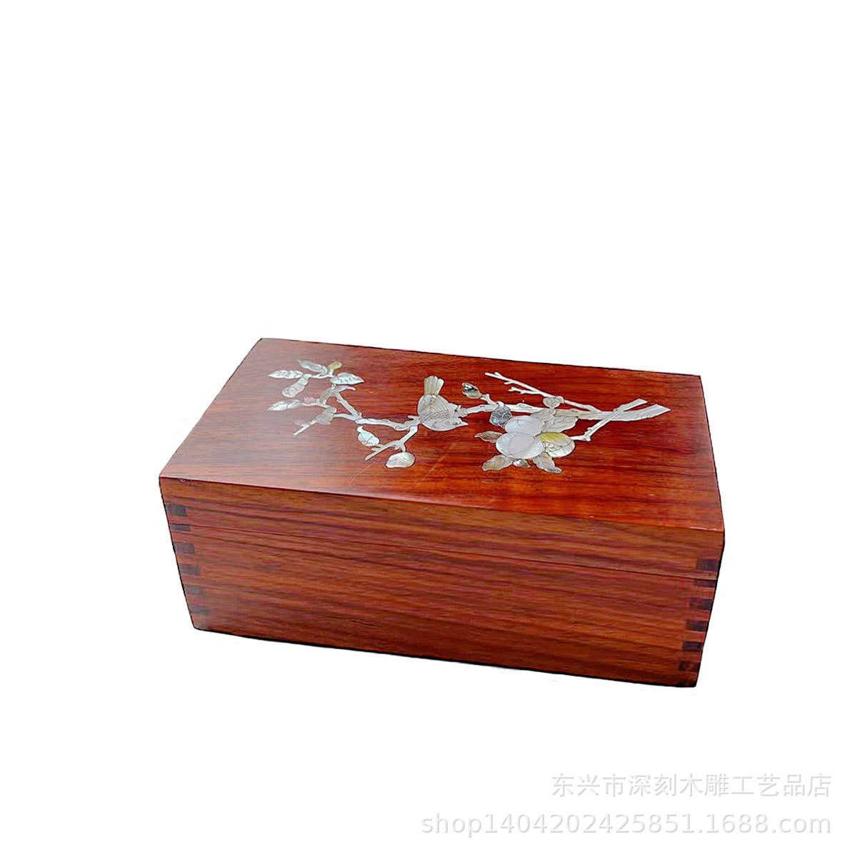 实木文玩首饰收纳盒花梨木长方形高颜值轻奢简约家用木制收纳木盒