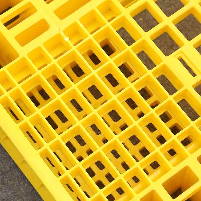 加板厚黄色田字塑料托盘格塑料卡FYC板塑胶栈板叉车栈塑胶网托盘