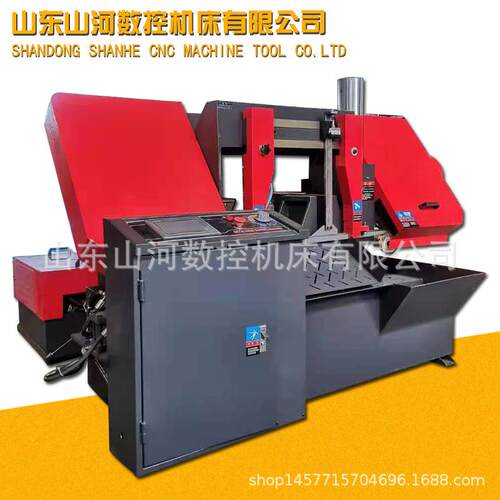 GZK4240数控金属带锯床自动送料落地式金属切割锯床可编程