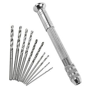 0.8 Precision 3mm Mini Pin Micro Vise Twist Bits Drill Hand