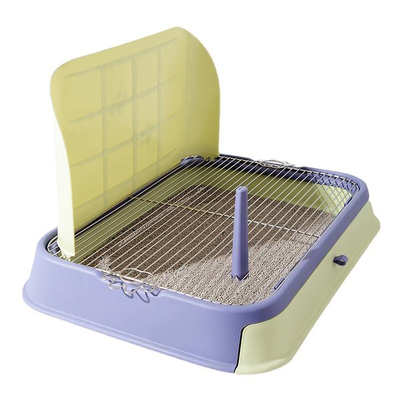 多功能狗厕所平板式防尿溅易清洗狗便盆中小型犬防踩屎狗尿盆用品