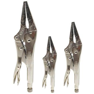 日本进口品牌工具尖嘴大力钳4 6 9LN螺栓紧固加力钳子加长尖口