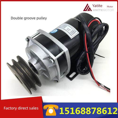 Yoneite直流有刷滑轮电机450W48V36V24V600W650W温室卷帘机专用