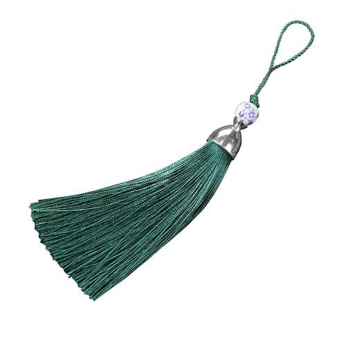 【青花瓷】古风旗袍压襟窗帘穗桌布流苏穗子扇子汉服编织流苏小吊