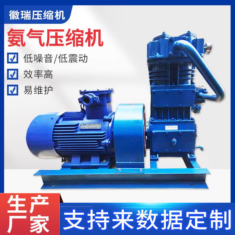 徽瑞ZW1.0-16-24联轴器氨气压缩机高压活塞式压缩机厂家现货