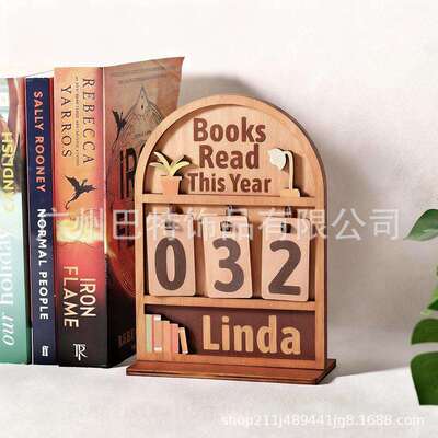 跨境新品Books Read This Year Counter读书计数阅读追踪器