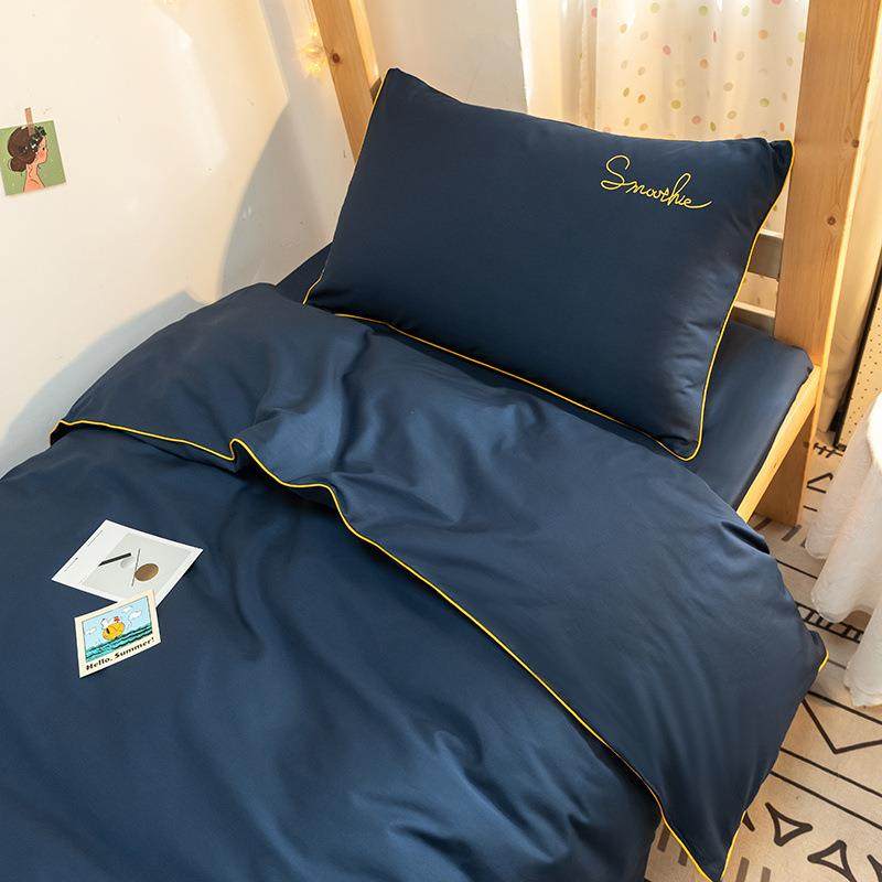 学生被褥宿舍整套生纯棉床上三男件套0.APR9上铺六件套全套下装一
