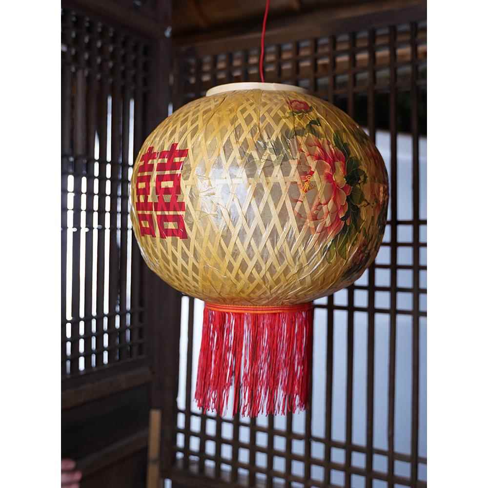 油纸灯笼竹编灯笼灯笼潮汕竹灯笼灯笼市井火锅店中式古手工垒德株