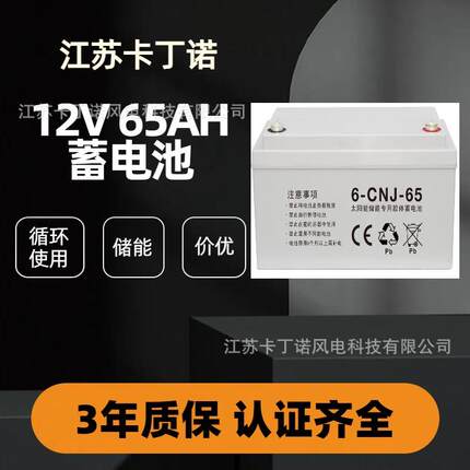 工厂直销大容量储能蓄电池免维护12v65ah胶体不间断铅酸蓄电池