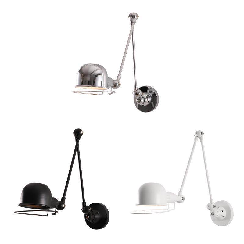 loft出口机械手臂LED创意美式咖啡厅酒吧复古装饰个性伸缩壁灯