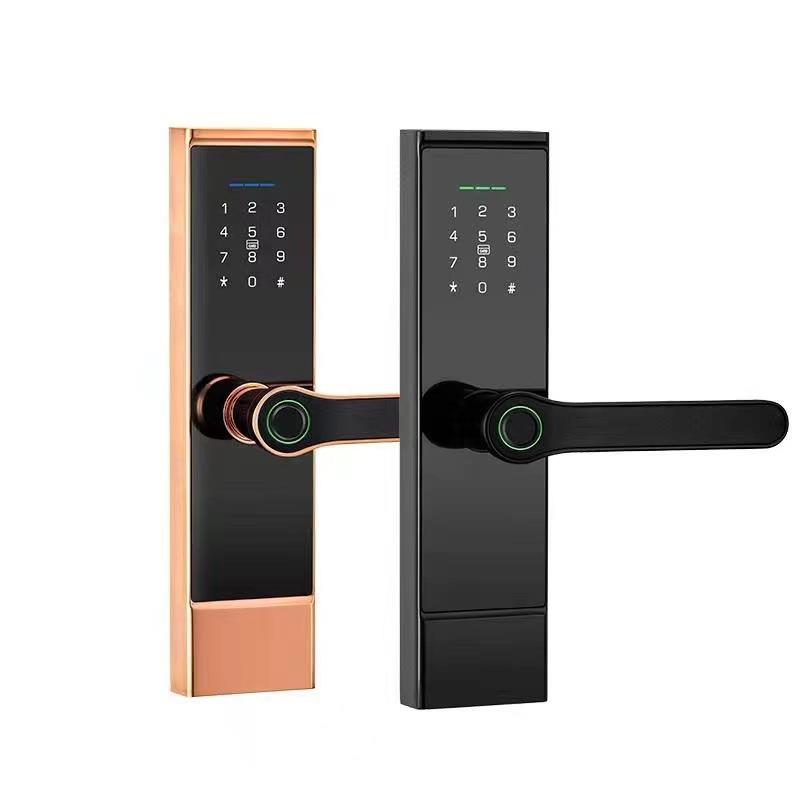 卧室办公民宿公寓木门密码智能锁中英文WIFI涂鸦蓝牙指纹锁