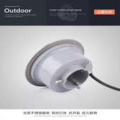 中水池孔灯低压灯鱼池防水灯涌泉灯七彩景观灯led喷泉水下12v24v