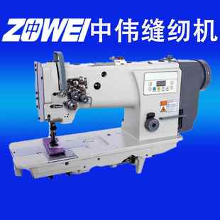 中伟ZW 4420双针送料厚料自动家用缝纫机工业平缝机沙发缝制