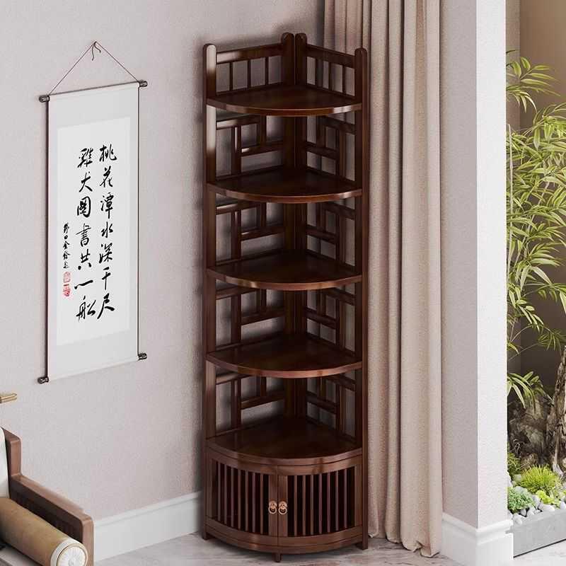 转角置物架家用高档转角柜墙角柜饭厅角落柜边角柜酒柜客厅拐角柜