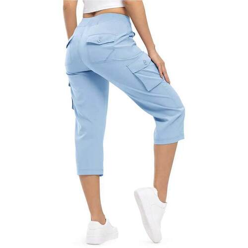 Seven inch lightweight hiking pants with pockets and quick