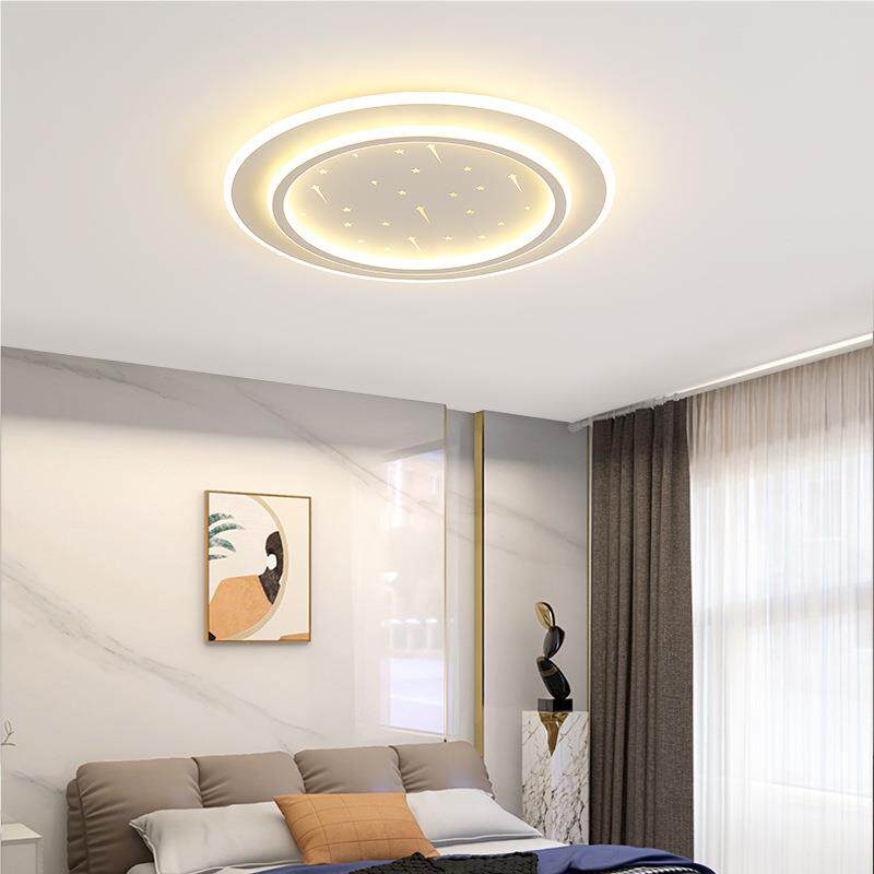 北欧创意287形满天吸星智能顶灯主卧室圆房儿童房书间灯超亮led灯