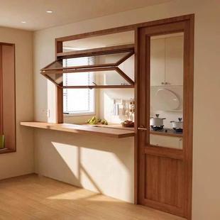 实木玻璃门原木风定制室内门现代简约厨房门书房门卧室门单开门