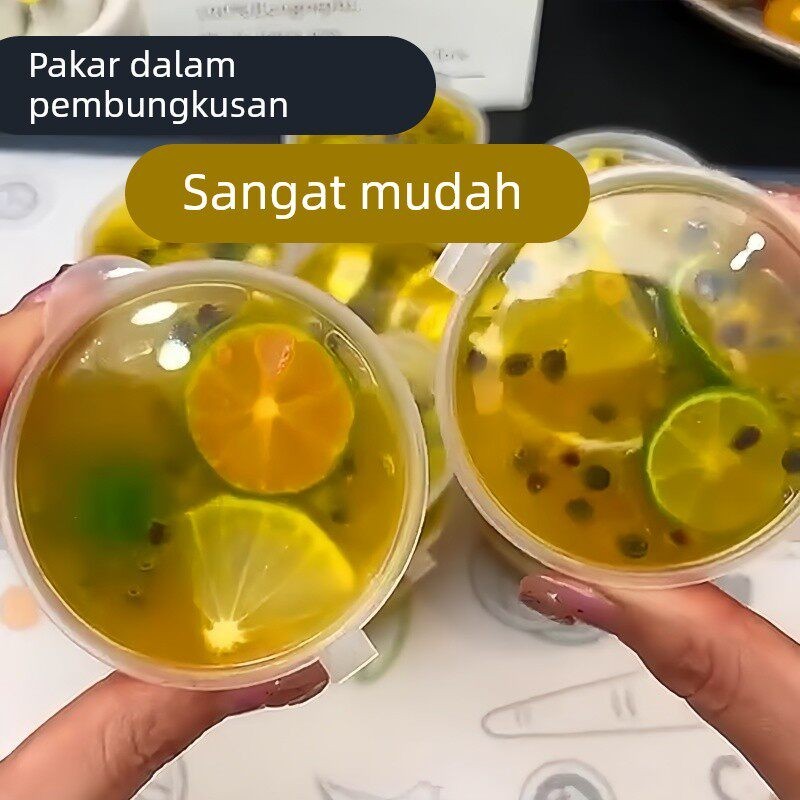 百香果分装神器一次性酱料盒调料盒 柠檬冷冻分装盒蘸料盒小盒子