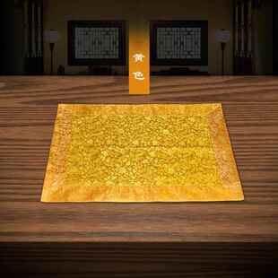 新款庄严品藏式佛桌布可定厚制双层加佛布料佛堂台布龙纹织锦供缎