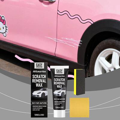 Hikmarion Car Scratch Repair Kit - Cleans and Maintains Mino