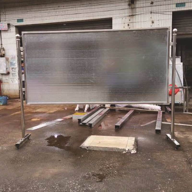 现货不锈钢移动宣传栏现货室内外广告牌公告栏展示栏单双磁吸面展