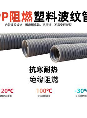 汽灰色料AD10-AD5A波纹管PP阻燃车线束P尼龙穿塑线软管电缆保护套