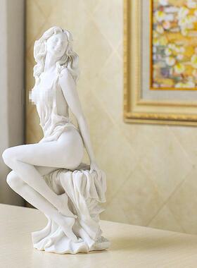 客厅装饰品摆件家居饰品样板间桌面电视柜酒柜摆设人物艺术品欧式