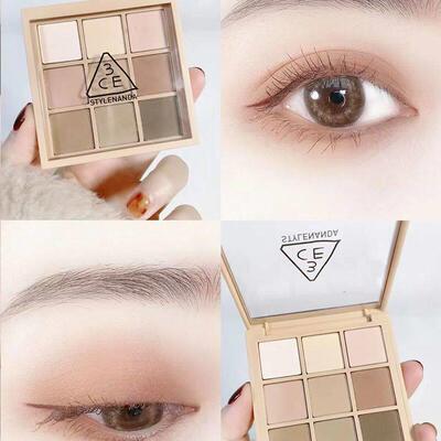 【轻微瑕疵】3ce眼影盘九宫格正品眼影干枯玫瑰彩妆眼影粉色眼影