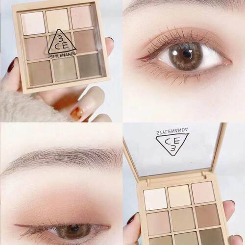 【轻微瑕疵】3ce眼影盘九宫格正品眼影干枯玫瑰彩妆眼影粉色眼影