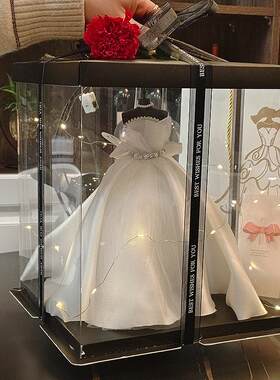 闺蜜生日礼物女生仪式感实用高级婚纱模型18岁成年礼520送女朋友