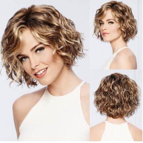 Women's Fluffy Curly Hair Tong Xuchang 女士蓬松卷发通许昌