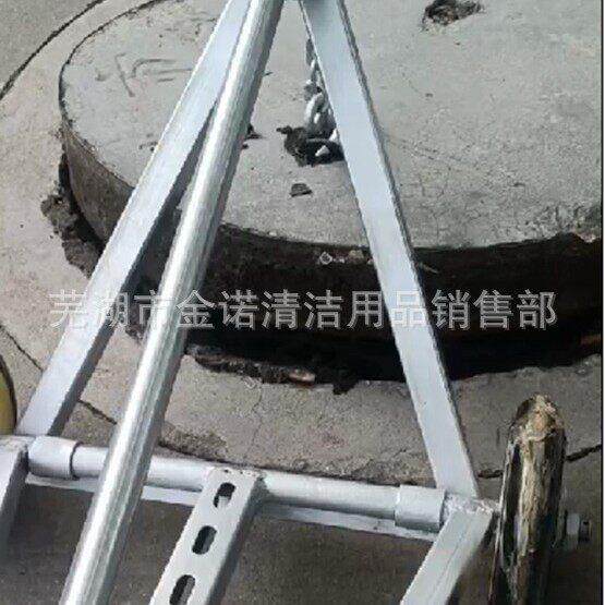 济宁泰安排水管网检修井盖开启装置.通沟牛机械牵引疏通装