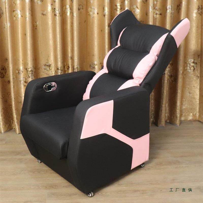 新款网吧沙发椅电竞游戏桌椅单人家用网咖电脑一体式可躺电脑座舱