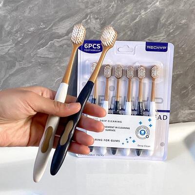 Sam's Choice Toothbrush, Premium Soft Bristle Toothbrush, 6-