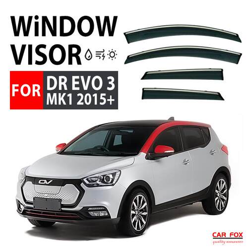 适用于EVO3 Window visor车窗晴雨挡雨遮阳板雨眉