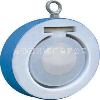 H74F46-16C衬氟止回阀_对夹式衬氟止回阀H71F46_衬氟止回阀