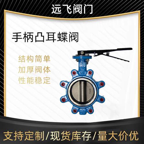 天津手柄蝶阀dn65螺纹不锈钢对夹式涡轮LTD371X-10涡轮传动