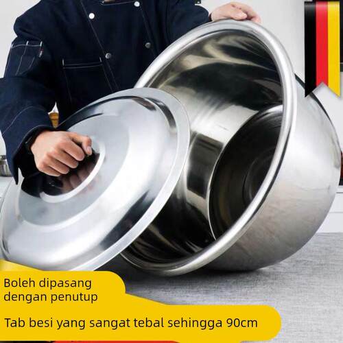 不锈钢盆特深面盆洗脚和面盆泡澡盆洗脸盆厨房大号加深盆洗碗盆