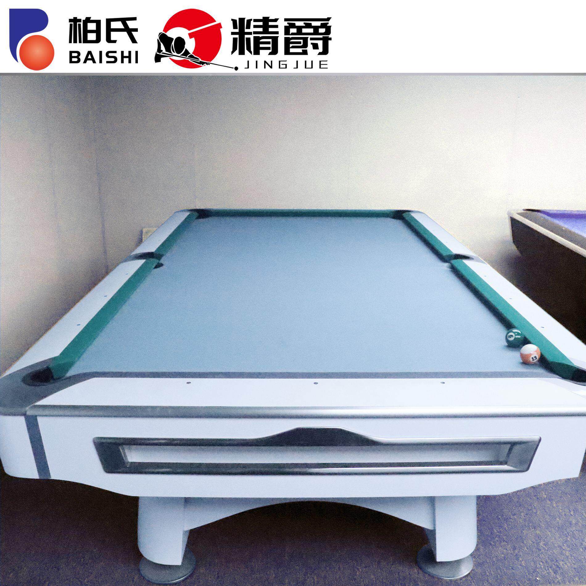 柏氏美式九球花式台球桌球房俱乐部八尺裸台黑八球台球俱乐部