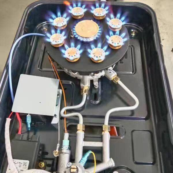 猛火九腔燃气灶总成开关 打火开关阀体单针双针热偶炉具配件大全