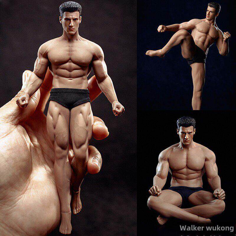 1/12兵人包胶肌肉素体6寸定格动画可动人偶手办模型美术绘画人体