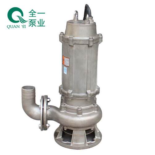 广全一WQG25-15-2.2F/SS 316型不锈钢潜水污水泵 材质不锈钢316