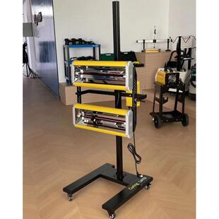 欧林OL 短波红外线烤漆灯 2400W定时调温单控汽车喷漆烤灯移动式