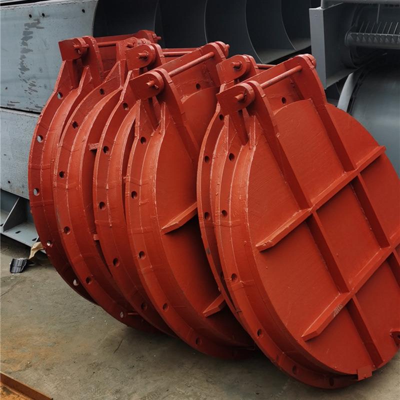 铸铁拍门浮水利工程污121水管道圆形止箱拍门回防倒式灌自动拍门