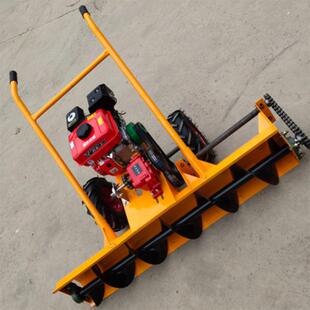 手扶扫雪机电启动蛟龙除雪机汽油轮式 工作宽1.2米小型铲雪机