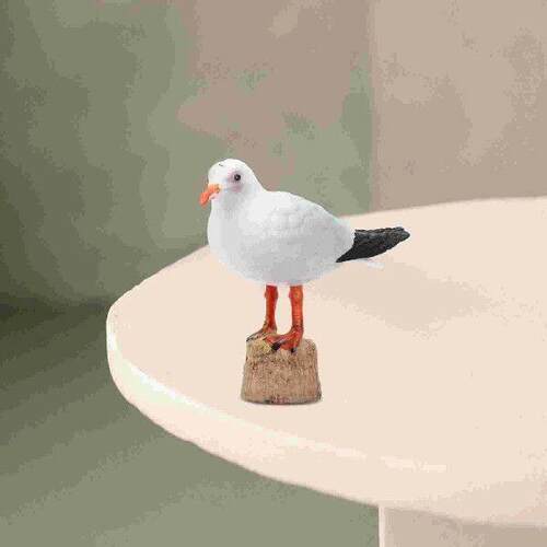 Toy Set Red-billed Model Seaside House Seagul Plastic