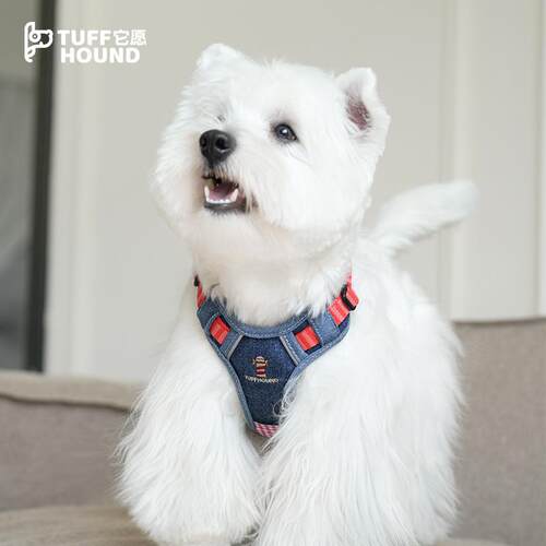 Tuffhound它愿狗狗防爆冲胸背带柯基牵引绳背心式遛狗绳