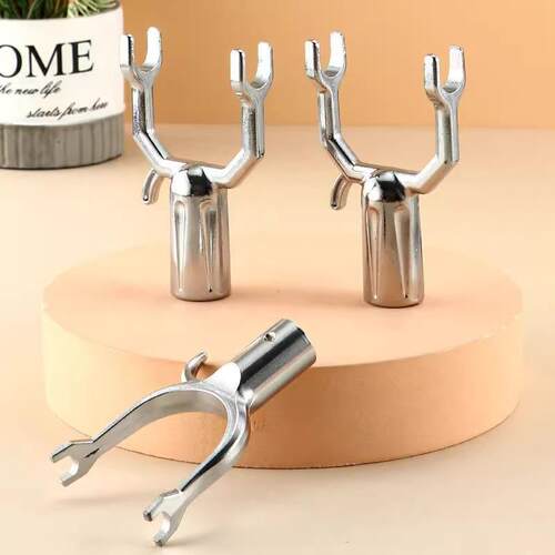 Durable, non-slip hanger pole head for clothing. Accessory f